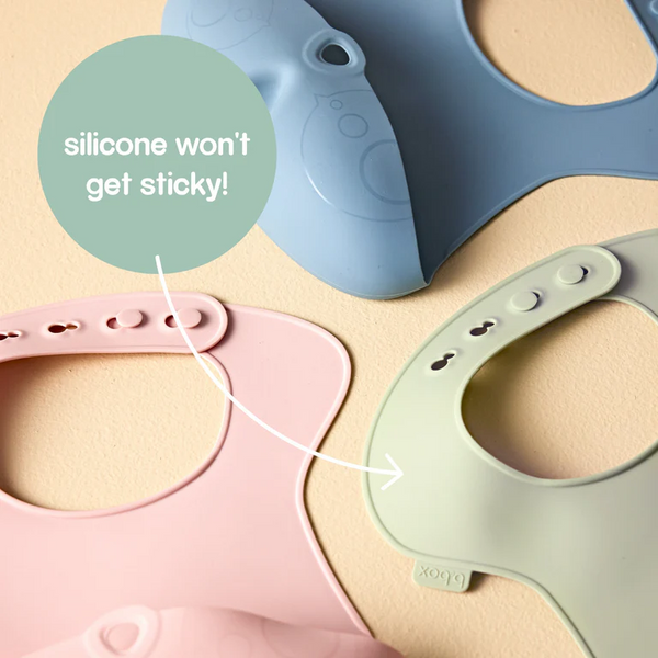 B.box Silicone Bib Roll & Secure More Compact