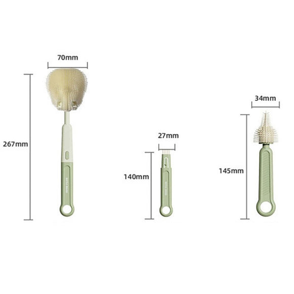 Lucky Baby Swoosh 2in1 Suction Bottle/Nipple Brush
