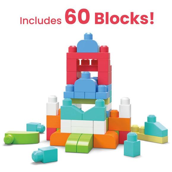 Fisher Price Mega Bloks - Big Building Bag 60pcs