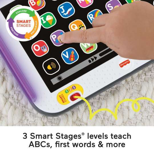 Fisher Price Laugh and Learn Smart Stages Tablet Electronic Education Toys For Baby, Infant & Toddler (Promo)