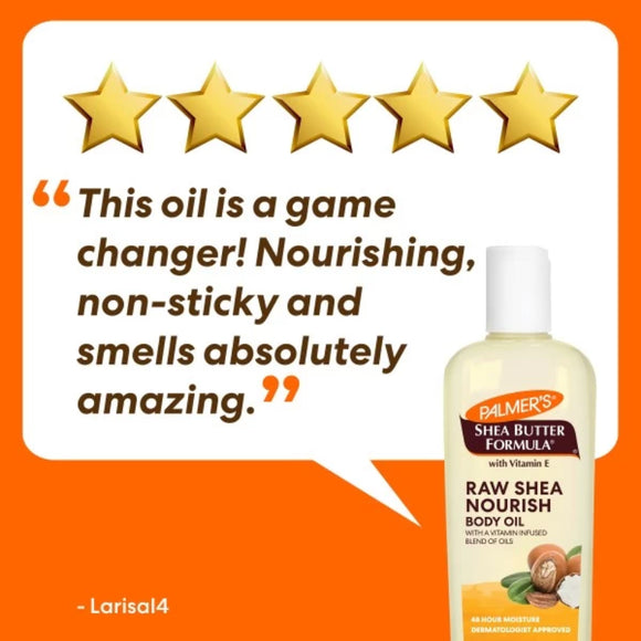 Palmer's Raw Shea Nourish Body Oil 250ml