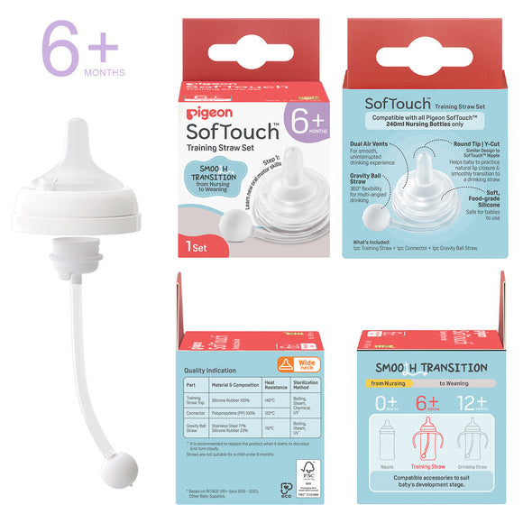 Pigeon SofTouch™ Step Up Straw Bottle Accessories