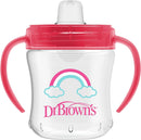 Dr Brown's Soft Spout Transition Cup With Handles - 6 Months (6oz/180ml)-3