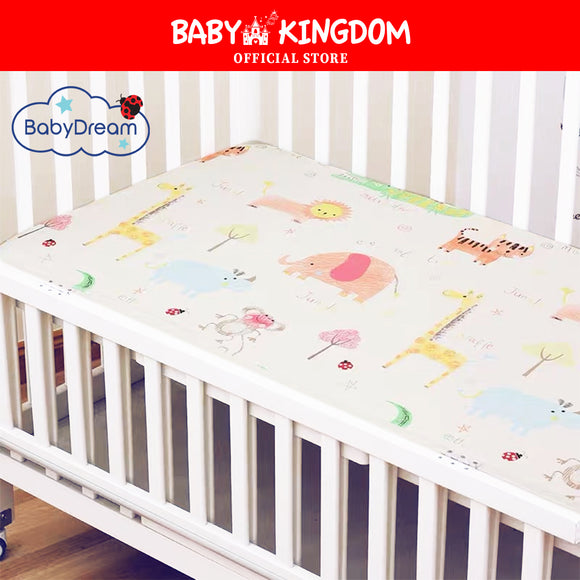 Babydreams 100% Cotton Fitted Bed Sheet/ Mattress Cover- BD809(24''x48''/60x120cm)