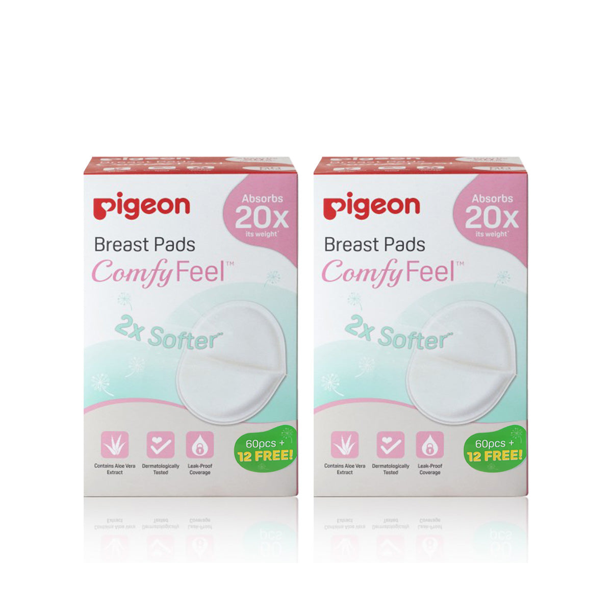 Pigeon Breast Pads Comfyfeel 60pcs