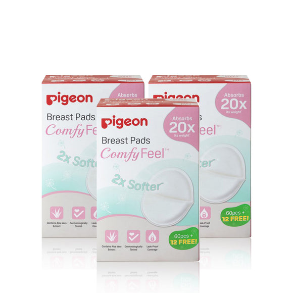 Pigeon Breast Pads Comfyfeel 60pcs