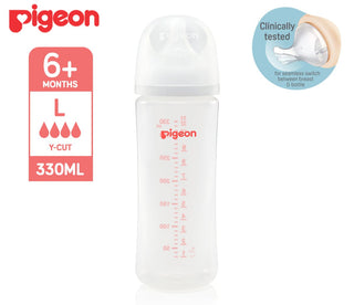 Buy logo-330ml-6-m Pigeon SofTouch™ BPP PP Nursing Bottle (160ml/240ml/330ml)