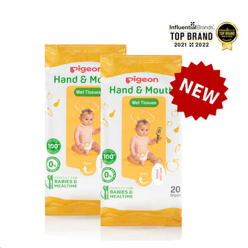 Pigeon Hand And Mouth Wet Tissues 20 Sheets