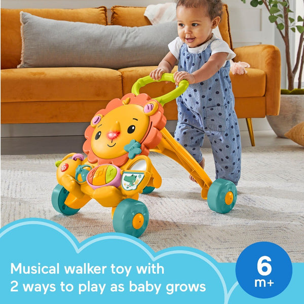 Fisher-Price Musical Lion Walker Infant Toy With Lights And Sounds (Promo)