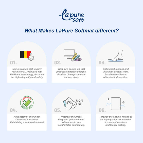 Parklon LaPure Playmat Animal (2100 x 1400 x 15mm) (L15)