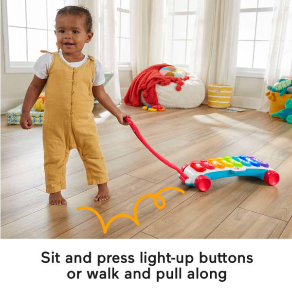 Fisher-Price Giant Light-Up Xylophone Electronic Learning Toy For Infants And Toddlers (Promo)