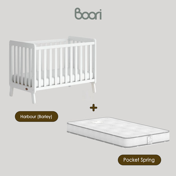 【Free Installation】Australia Boori Harbour Compact Baby Cot