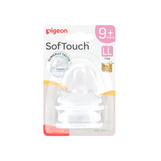 Buy ll-9-months [NEW] Pigeon SofTouch™ Wide Neck Nipple