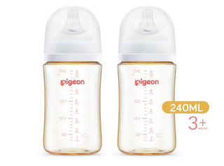Buy twin-pack-240ml-3m Pigeon SofTouch™ BPP PPSU Nursing Bottle (160ml/240ml)