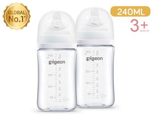 Buy twin-pack-240ml-3m Pigeon SofTouch™ BPP T-Ester Nursing Bottle (Wide-Neck)