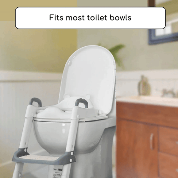 Bonbijou Training Potty Seat With Foldable Step Ladder
