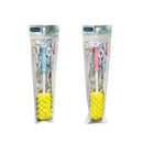 Lucky Baby Scratch-less Spongy Bottle & Nipple/Straw Brush-1