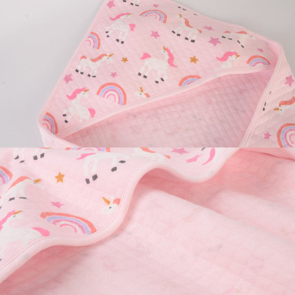 Hudson Baby Quilted Blanket With Hooded