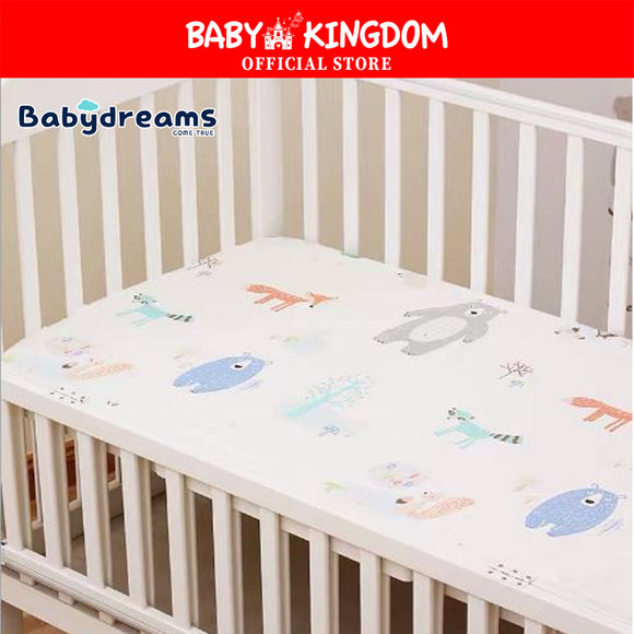 Babydreams 100% Cotton Fitted Bed Sheet/ Mattress Cover- BD809(24''x48''/60x120cm)