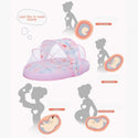Lucky Baby Pop Up Portable Bed With Pillow W/Mosquito Net
