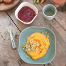Béaba Silicone Meal Set - Sage / Misty green-2