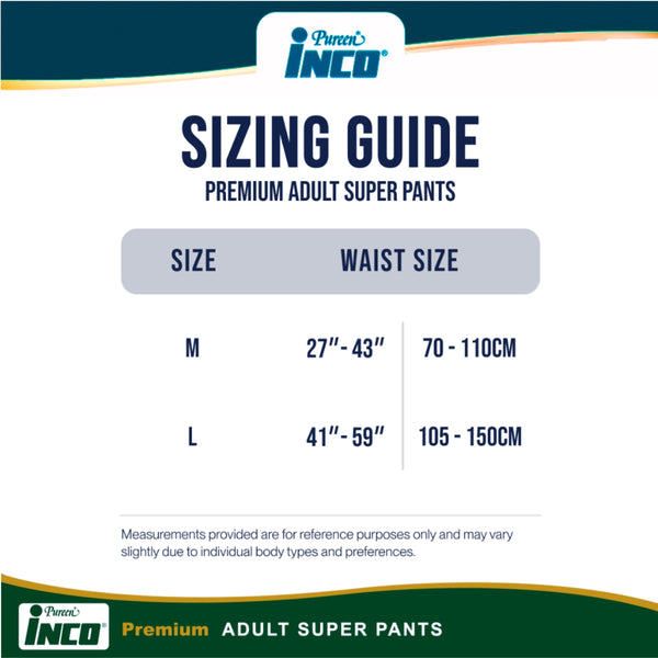 Pureen INCO Premium Adult Super Pants (M/L) (Promo)