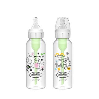 Dr Brown's Options+ Narrow Neck PP Bottle (Squirrel/Goat), 250ml, 2-Pack Options+ Narrow Neck PP Bottle (Squirrel/Goat), 250ml, 2-Pack