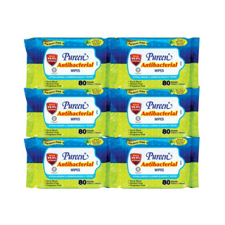 Pureen Antibacterial Wipes 3x80's