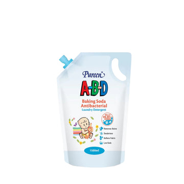 Pureen A-B-D Baking Soda Antibacterial Laundry Detergent Refill Pack 1500ml