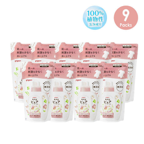Pigeon Japan Baby Laundry Pure Detergent 720ml Refill Packs