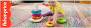 Fisher-Price Sensory Rock-A-Stack Roly-Poly Stacking Toy With Fine Motor Activities For Babies-7