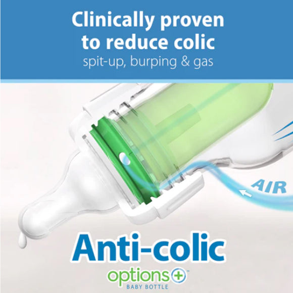 Dr Brown's Options+ Narrow Neck PP Bottle (Squirrel/Goat), 250ml, 2-Pack Options+ Narrow Neck PP Bottle (Squirrel/Goat), 250ml, 2-Pack