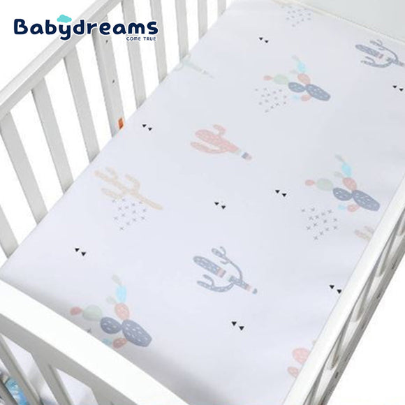 Babydreams 100% Cotton Baby Playpen Mattress Cover/ Fitted Sheet (For 26x38x3/66x97x7.6cm)