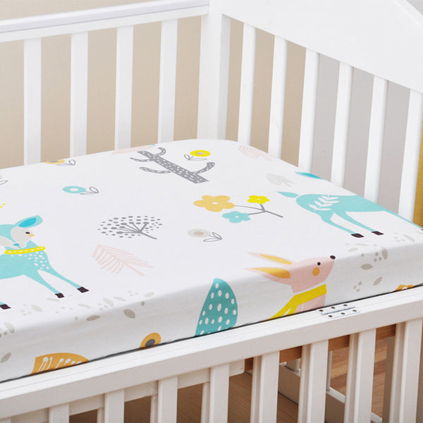 Babydreams 100% Cotton Baby Playpen Mattress Cover/ Fitted Sheet (For 26x38x3/66x97x7.6cm)