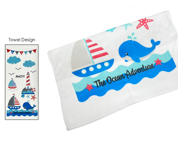 Tollyjoy Little Precious Baby Printed Towel (50cm x 100cm)