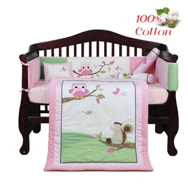Babydreams 100% Cotton 7 pcs Bedding Set with Embroidery
