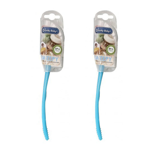 Lucky Baby Sweepy Bottle Brush W/Teat Clearer - Bundle of 2