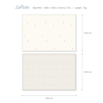 Parklon Lapure Playmat Candy Spring Safe Beige (M12) - 1900x1300x12mm - 0
