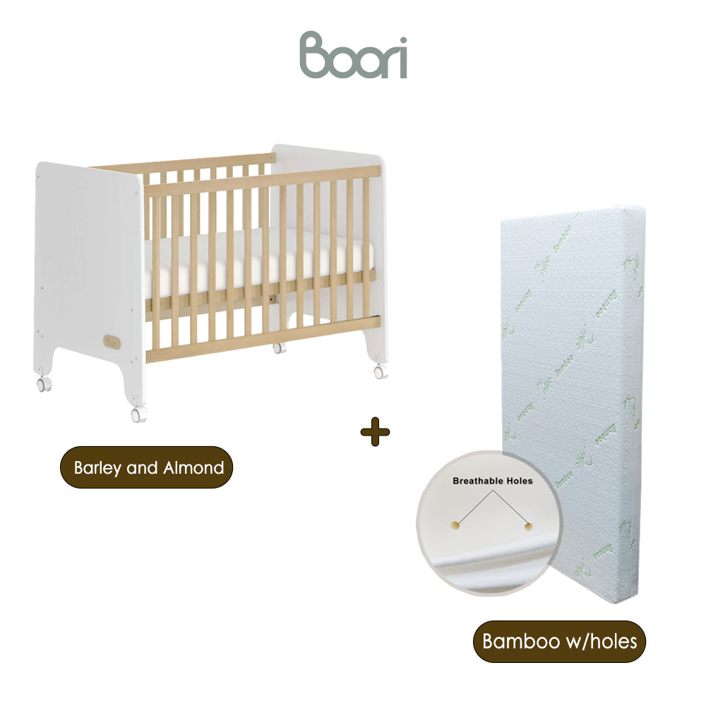 (Pre-order) [Free Installation] Boori Natty Compact Baby Cot - ETA End Oct