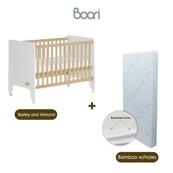 [Free Installation] Boori Natty Compact Baby Cot
