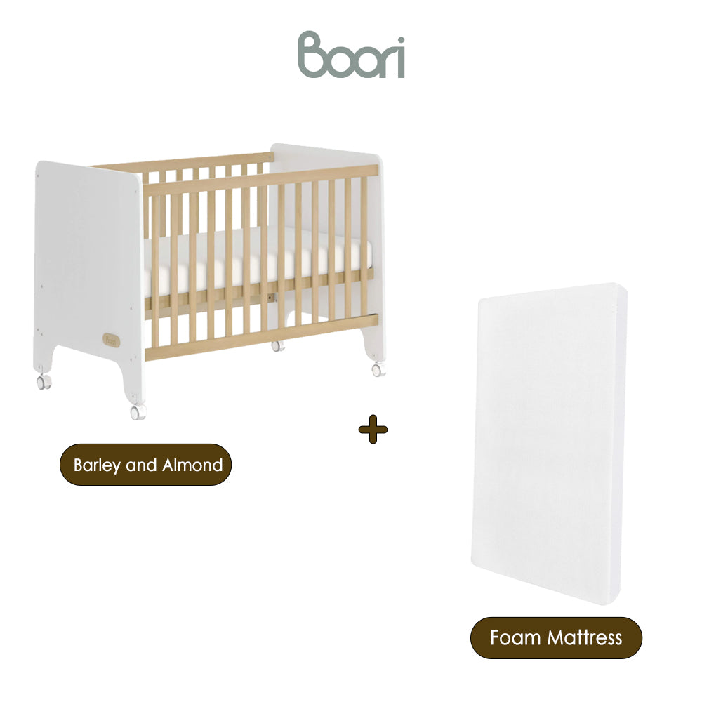 (Pre-order) [Free Installation] Boori Natty Compact Baby Cot - ETA End Oct