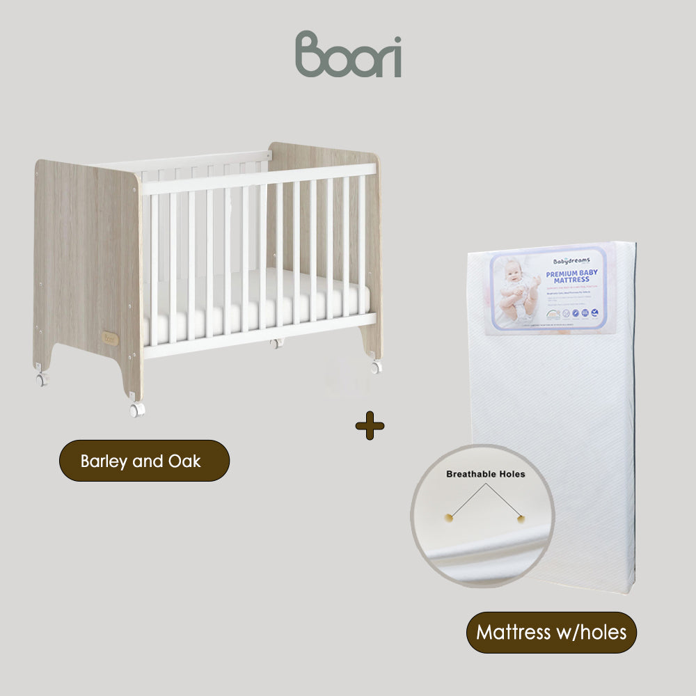 (Pre-order) [Free Installation] Boori Natty Compact Baby Cot - ETA End Oct