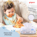 Pigeon Embossed Baby Wipes 100% Pure Water 70s (Extra Soft & Thick)-4