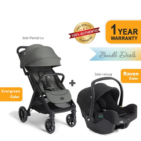 [Bundle Deal]Joie Parcel Lx Stroller + i-snug Infant Car Seat