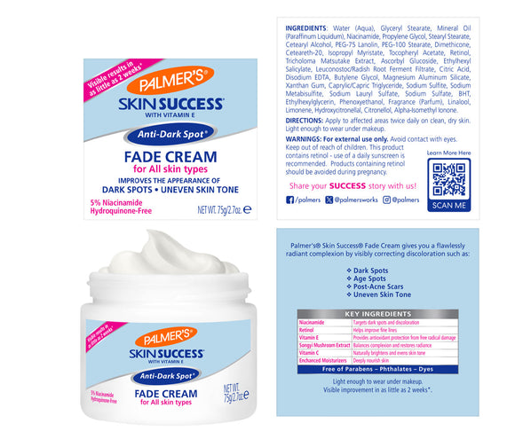 Palmer's Skin Success Anti Dark Spot Series / Cream / Lotion / Serum With Vitamin E