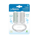 Dr Brown's Silicone Finger Toothbrush With Case (Single Pack / Twin Pack)
