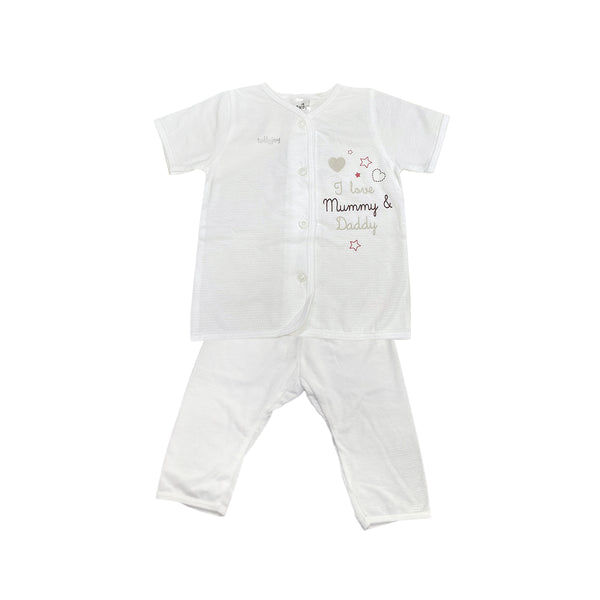Tollyjoy short / Long Sleeve Suit with Button