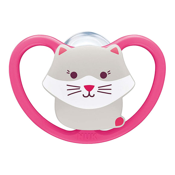 NUK Space Silicone Soother Pacifier (0-6/6-18/18-36 Months)