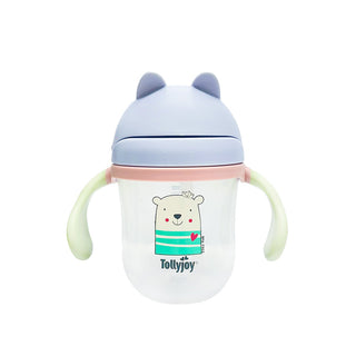 Buy lilac-bear-6m Tollyjoy Training Cup With Handle and Straw (220ml)
