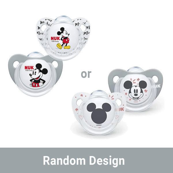 NUK Mickey Silicone Soother 2pcs